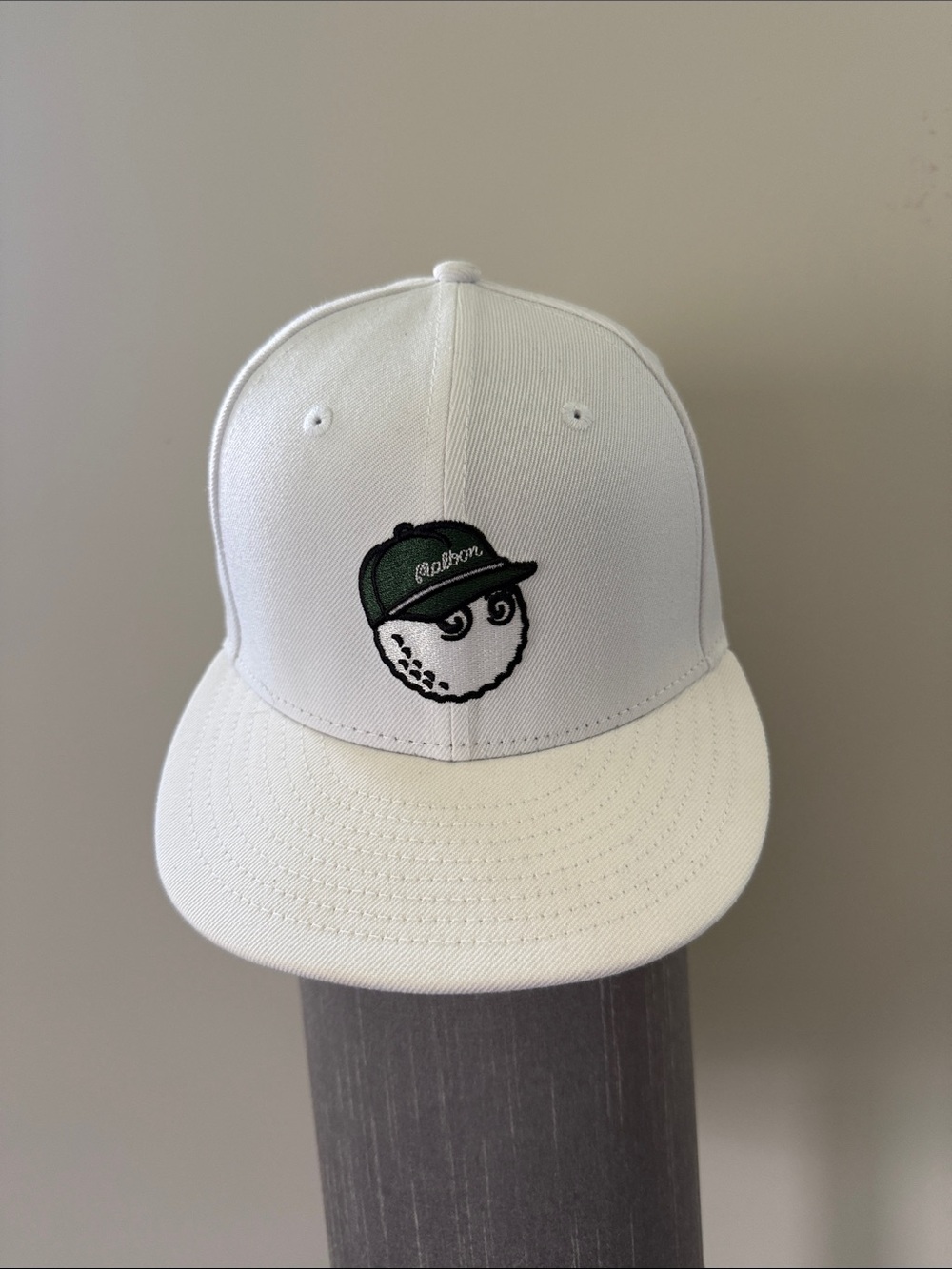 Malbon Golf snapback cap signature "Buckets" logo embroidered